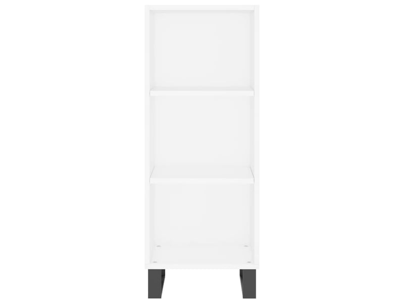  Buffet - bahut - meuble de rangement blanc 34,5x32,5x90 cm bois d'ingénierie  - Conforama D