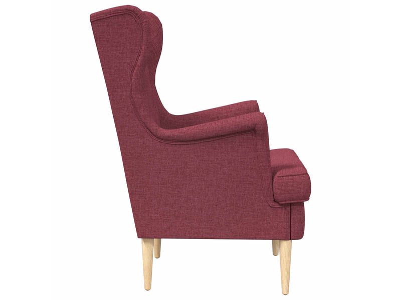  Vidaxl fauteuil bordeaux tissu  - Conforama E