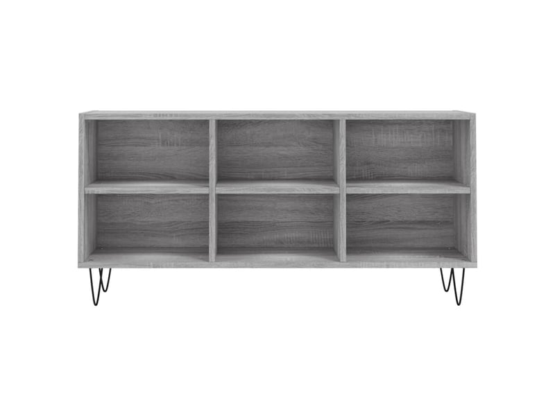  Meuble tv - banc tv - meuble de rangement sonoma gris 103,5x30x50 cm bois d'ingénierie  - Conforama D