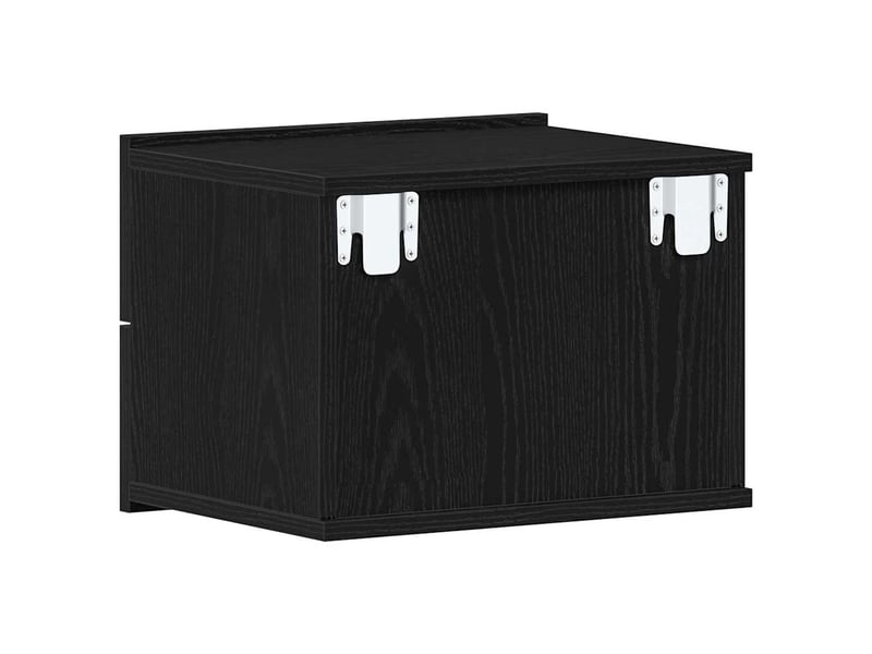  Table de chevet - cabinet de chevet - table de nuit chêne noir 40 x 30 x 30 cm bois d'ingénierie  - Conforama E