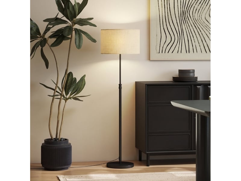  Lampadaire réglable en hauteur avec télécommande evryae  - Conforama D