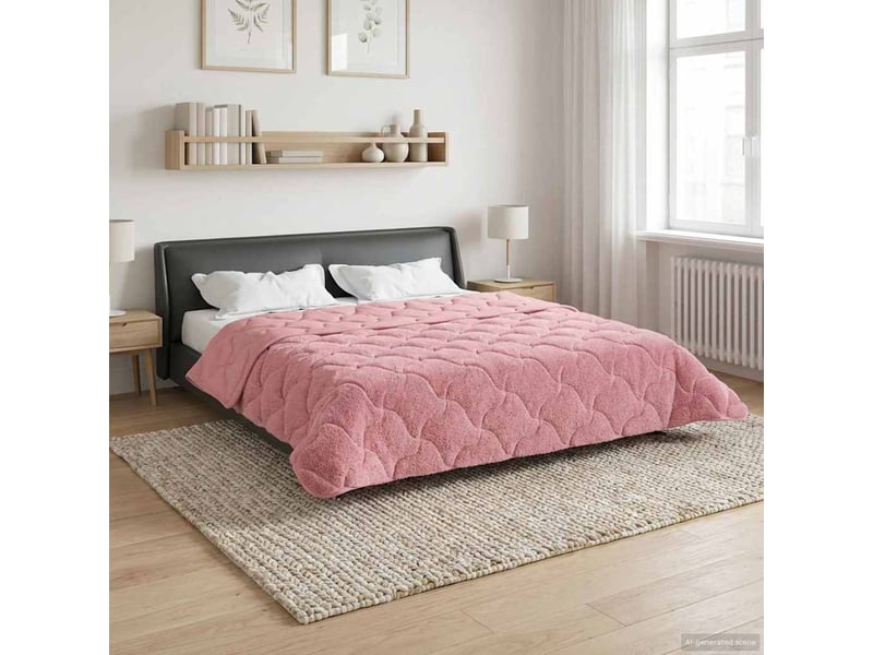  Duvet d'hiver - couette 220 x 240 cm hiver - couette rose respirant  - Conforama B