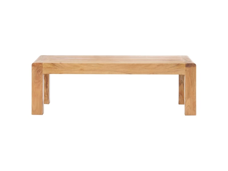  Table basse rectangulaire | table de salon 110x60x35 cm bois d'acacia massif et finition miel  - Conforama B