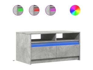 Table basse rectangulaire coloris gris  