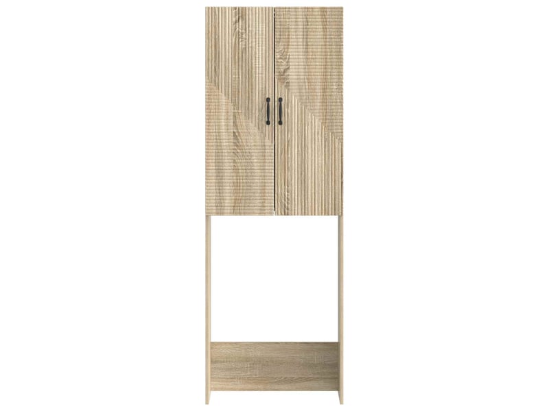 Armoire de toilette, meuble de toilette haarlem chêne sonoma 66x25.5x190 cm - Conforama E