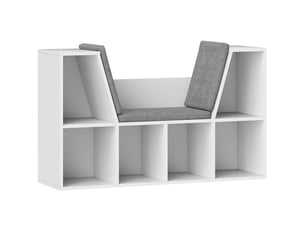 Bibliotheque coloris blanc <strong>VIVRYN</strong> <strong></strong> - 105 cm x 63 cm