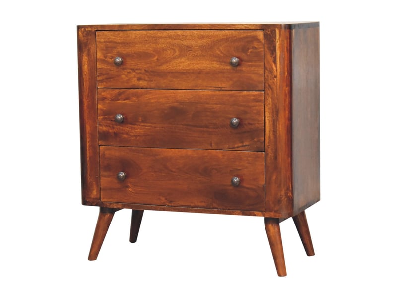  Artisan furniture commode bera en bois massif  - Conforama B
