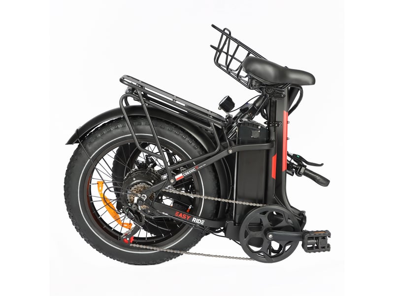  Vélo électrique pliable baolujie dz-2030, 48v16ah, pneus fat 20, noir  - Conforama C