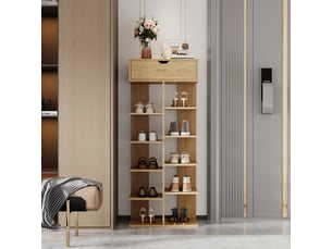 Meuble à chaussures 10 paire(s)  <strong></strong>  <strong></strong> coloris naturel