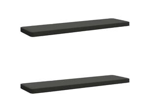 Lot de 2 coussins de banc, coussins d'assise vught 100 % polyester anthracite cf57753
