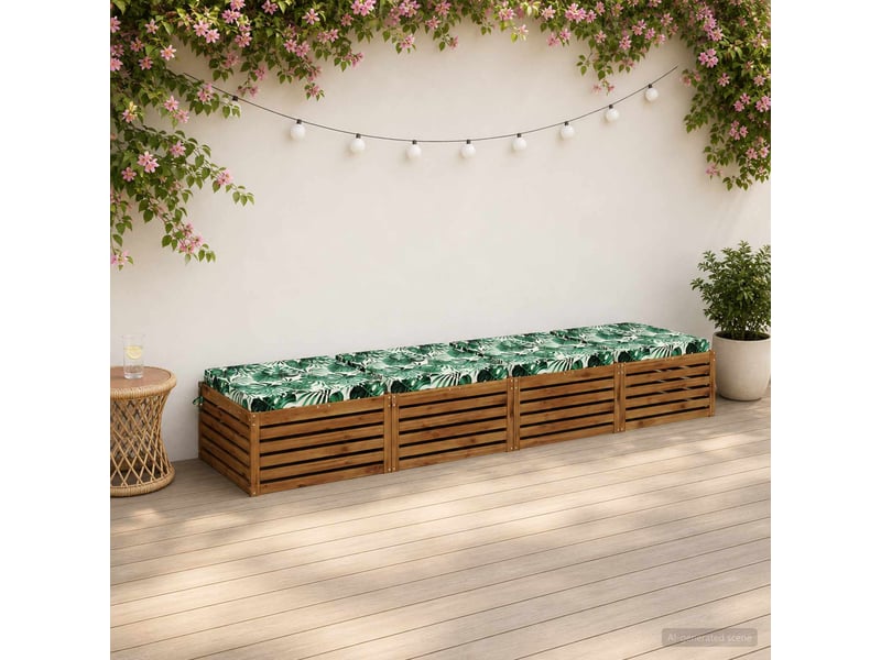  Lot de 4 coussins de siège, coussins d'assise soest 100 % polyester cf60175  - Conforama B