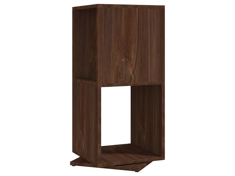  Armoire rotative chêne marron 34,5x34,5x75,5 cm bois ingénierie  - Conforama A