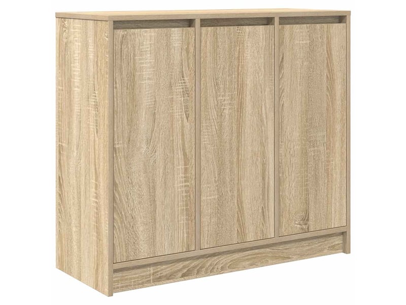 Buffet - bahut - meuble de rangement chêne sonoma 85x34x76 cm bois d'ingénierie  - Conforama A