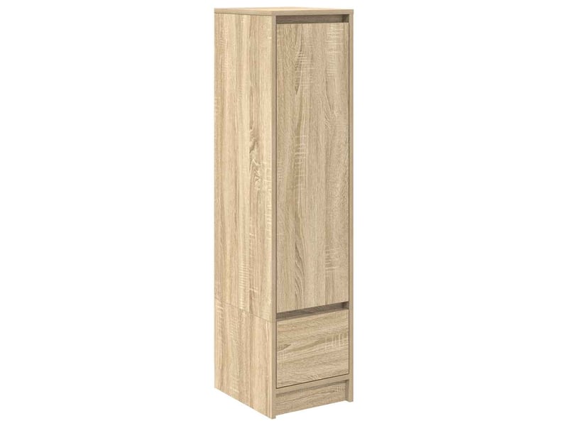  Buffet haut - bahut - meuble de rangement chêne sonoma 29,5x34x119,5 cm bois d'ingénierie  - Conforama A