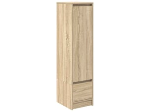 Buffet haut - bahut - meuble de rangement chêne sonoma 29,5x34x119,5 cm bois d'ingénierie