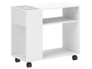 Bibliotheque coloris blanc 3 étagère(s) BEAUNIV - 70 cm x 60 cm