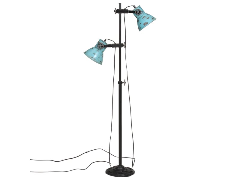  Lampadaire salon, lampe sur pied 25 w bleu délavé 25x25x90140 cm e27  - Conforama D