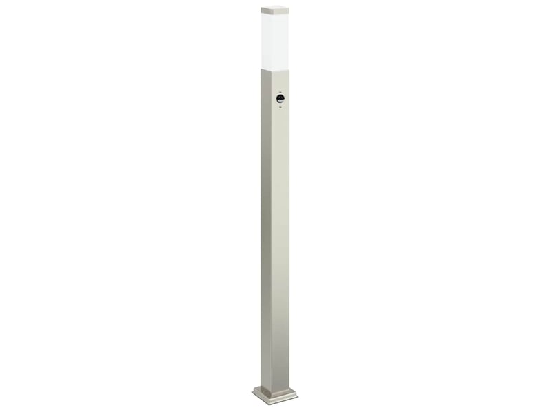 Borne lumineuse, lampadaire avec détecteur 110 cm en acier inoxydable ip44 shl91655 - Conforama A