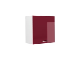 Vicco elément haut de cuisine, rouge brillantblanc, 60cm avec 1 porte