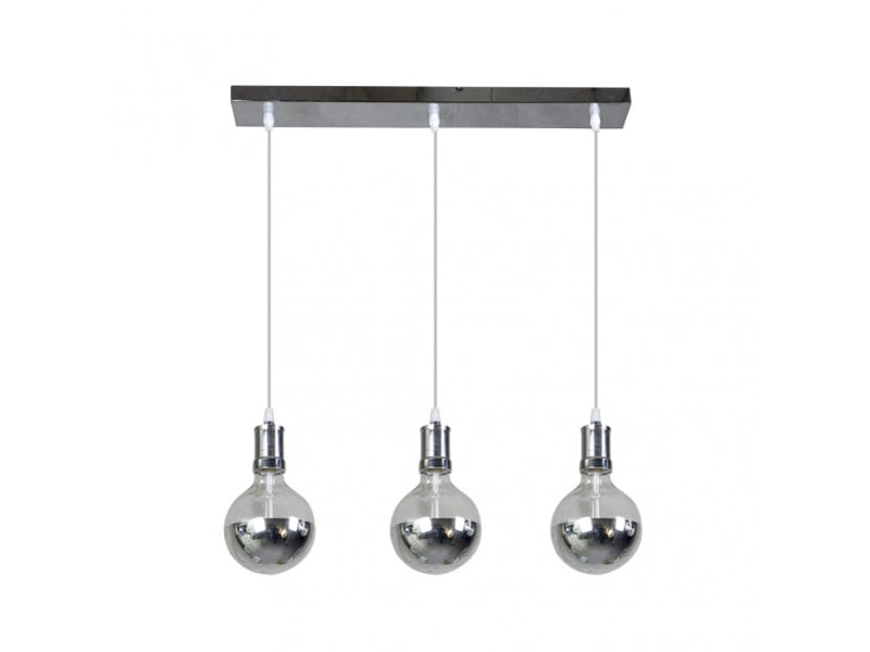  Fabrilamp gala, lampe, moderne, 3 x e27, chromé, 32-113 x 64 x 12.5 cm 167293020 - Conforama A