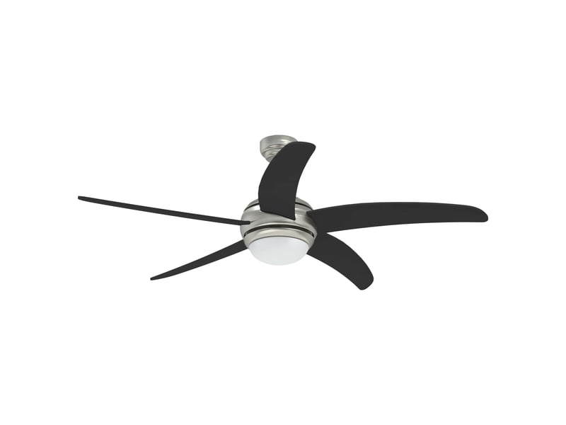 Vidaxl ventilateur de plafond avec lumière et télécommande ø 130 cm - Conforama E