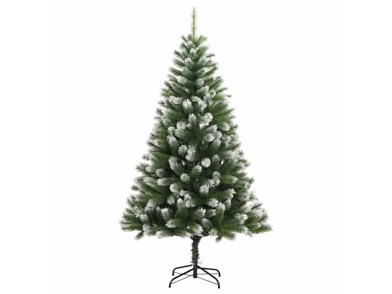 Sapin de noël - arbre de noël artificiel avec neige artificielle 300 led - Conforama E