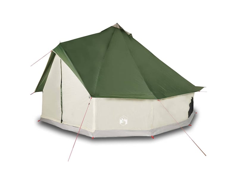  Tente de camping, tente familiale tipi 12 personnes vert imperméable  - Conforama D