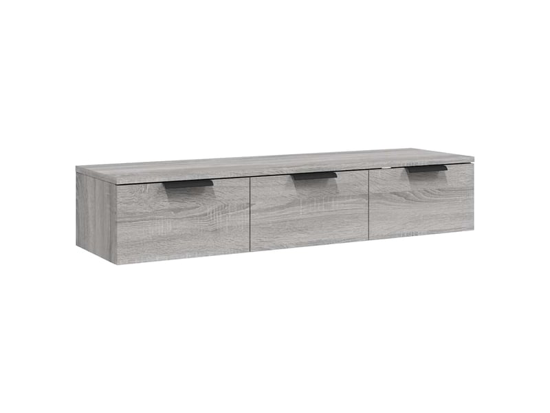  Armoire murale, meuble de rangement sonoma gris 102x30x20 cm bois d'ingénierie  - Conforama A