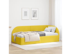 Lit simple 80x200 cm    coloris jaune