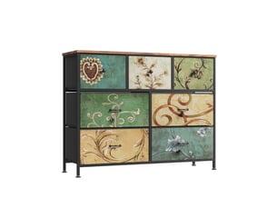 Commode 7 tiroir(s)    <strong>BURSDANY</strong> <strong></strong> coloris multicolore largeur 100 cm