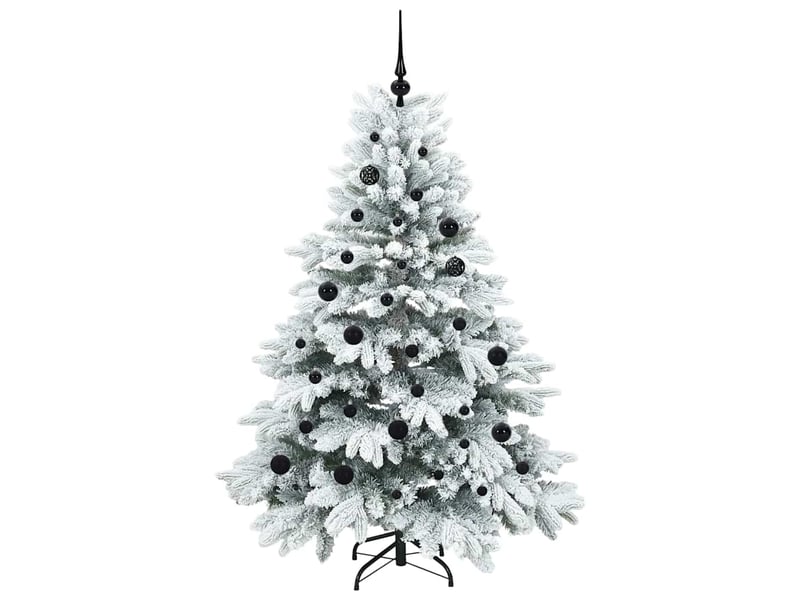  Sapin de noël - arbre de noël artificiel avec 150 led blanc 150 cm pe et pvc  - Conforama D