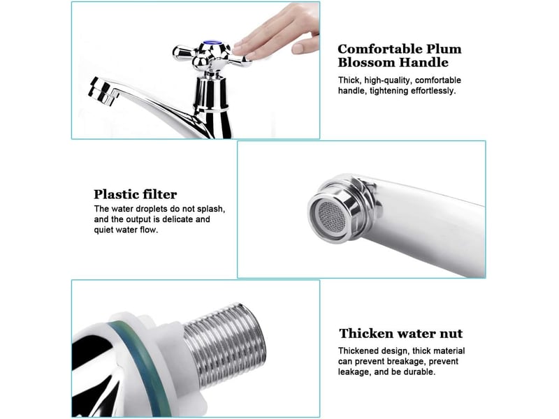  Robinet de lavabo à poignée unique, robinet mitigeur d'eau froide, robinet d'eau froide, robinet de lavabo de salle de bain, robinet de vestiaire à po - asd004159 ASD004159 - Conforama C
