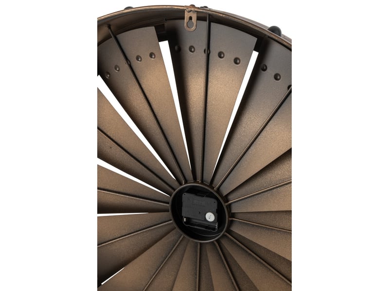  Horloge murale en métal hélios 63cm doré  - Conforama C