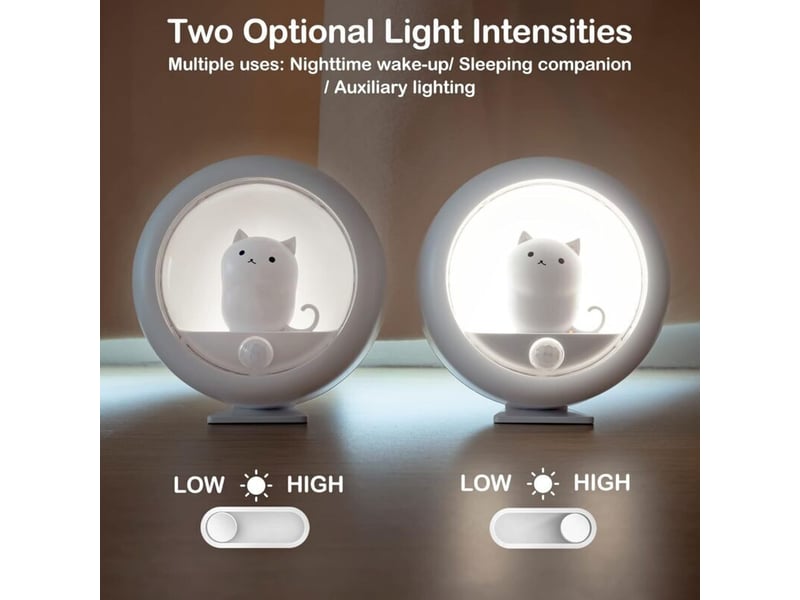  Veuilleuse led à induction rechargeable lot de 2pcs veilleuse bébé automatique forme mignonne pourchambres d'enfants, salons  - Conforama D