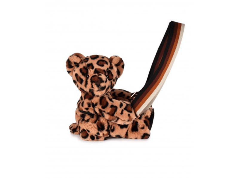 Sac bandouliere - ours en peluche léopard - 30 cm DC4566 - Conforama A