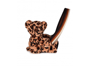 Sac bandouliere - ours en peluche léopard - 30 cm