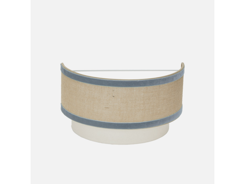  Applique murale fabrilamp cornalina beige bleu e27 17,5 x 30 x 16 cm 246961008 - Conforama C