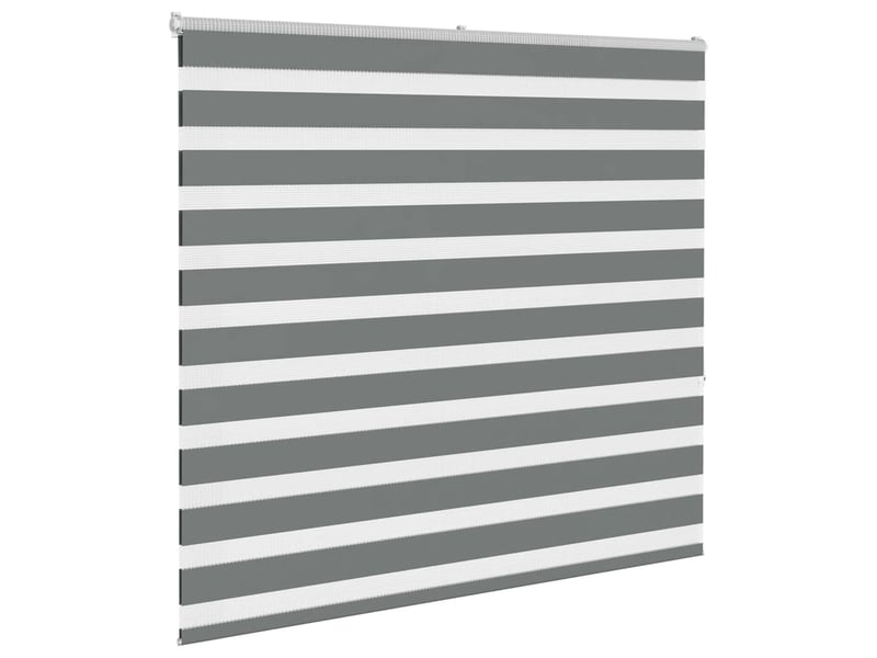 Store zèbre, store de fenêtre gris foncé largeur du tissu 160,9 cm polyester cf48588 - Conforama C