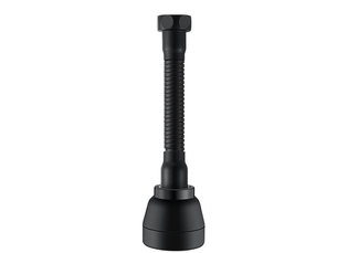Aérateur de robinet noir 3 modes, tête douchette évier cuisine 360° pivotante, embout extension pour robinet de cuisine, économiseur d'eau