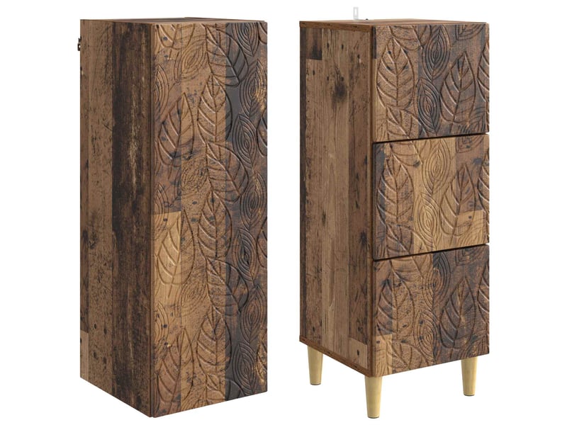Ensemble de meubles 2 pcs, rangement de salon 33 x 34,5 x 90 cm bois d'ingénierie shl6082 - Conforama D