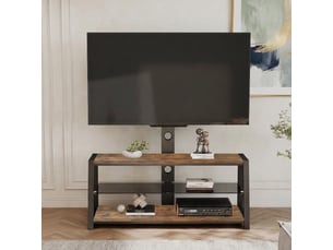 Meuble tv coloris marron 116 cm <strong>OKMYHOME</strong>  <strong></strong>