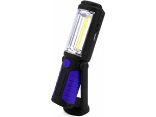 Lampe torche led rechargeable mains-libres[nouvelle version 2022] 3w baladeuse à led cob 2 en 1 lampe de poche pour