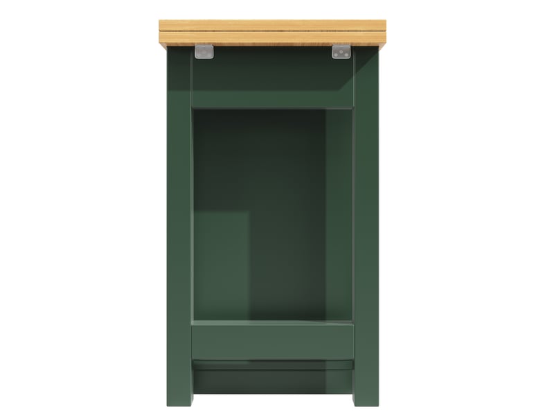  Table de bar extensible 120x40x76 cm pivotante à 360° avec rangement mdf vert antique  - Conforama D