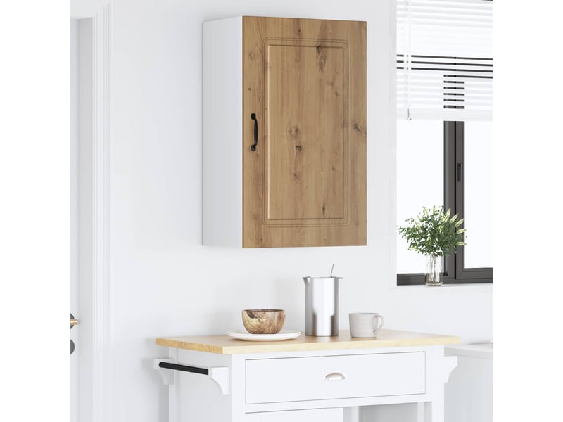 Meuble mural de cuisine | armoire de cuisine chêne artisanal shl822 - Conforama D