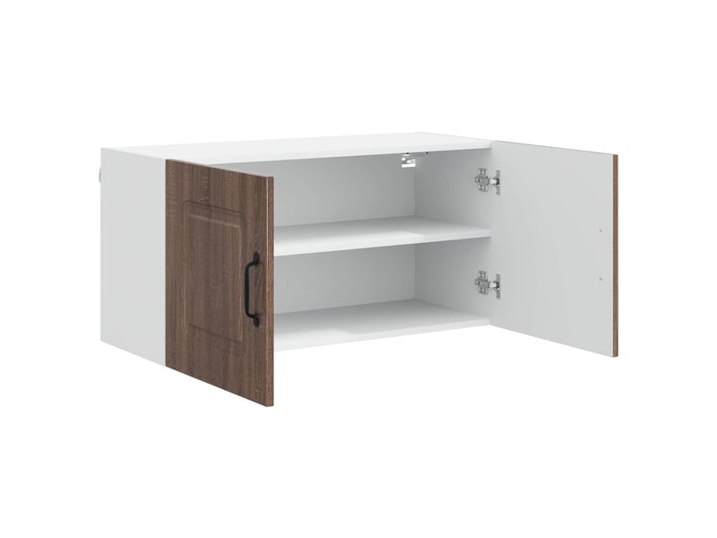  Meuble mural de cuisine | armoire de cuisine chêne brun 80x31x40cm shl1933  - Conforama E