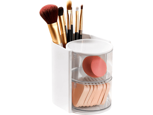 Boite rangement maquillagerangement makeup organizer, rangement maquillage rotatif organisateur de maquillages rotatif à 180°