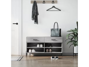 Meuble à chaussures 3 paire(s)  <strong></strong>  <strong></strong> coloris gris
