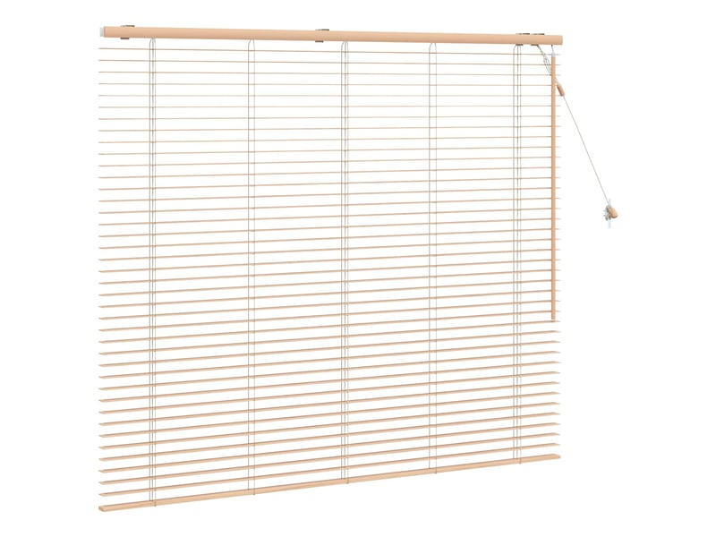 Store vénitien, store de fenêtre aspect chêne 145 x 130 cm 35 mm cf47631 - Conforama C