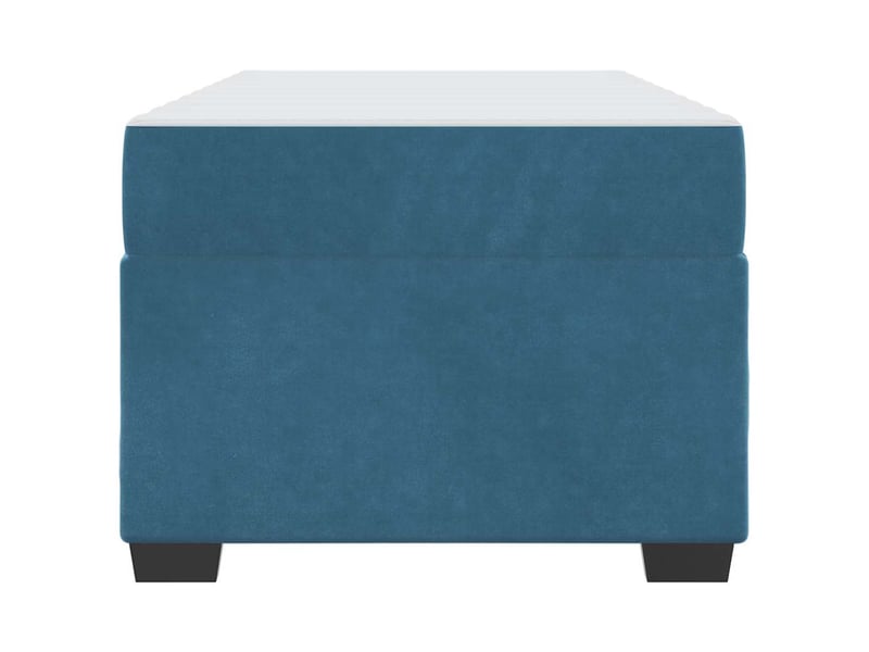  Lit simple- lit adulte -  cadre de lit avec matelas bleu 80 x 200 cm tissu  - Conforama D
