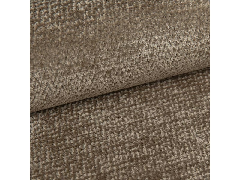 Canapé d'angle tisi, tissu chenille beige - Conforama D